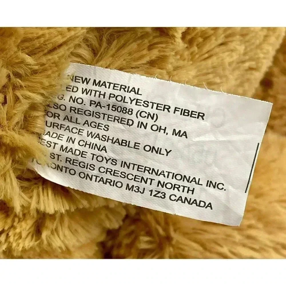 Best Made Toys Silky Plush Puppy Dog Orangish Brown 11” Soft Furry Black Nose‎